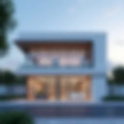 Exterior view of Medon Pharmacy showcasing its modern design