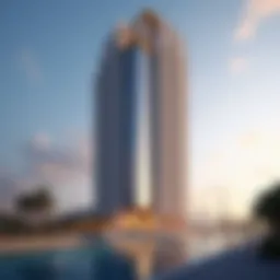 Stunning exterior view of Shami Tower